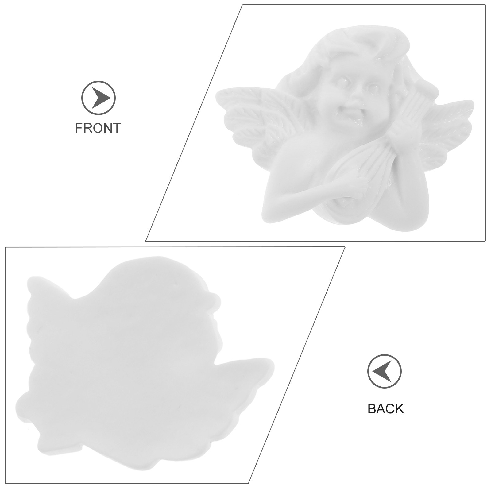 30 Miniature Angel Ornaments R - مراجعة Craft Embellishment وسعره