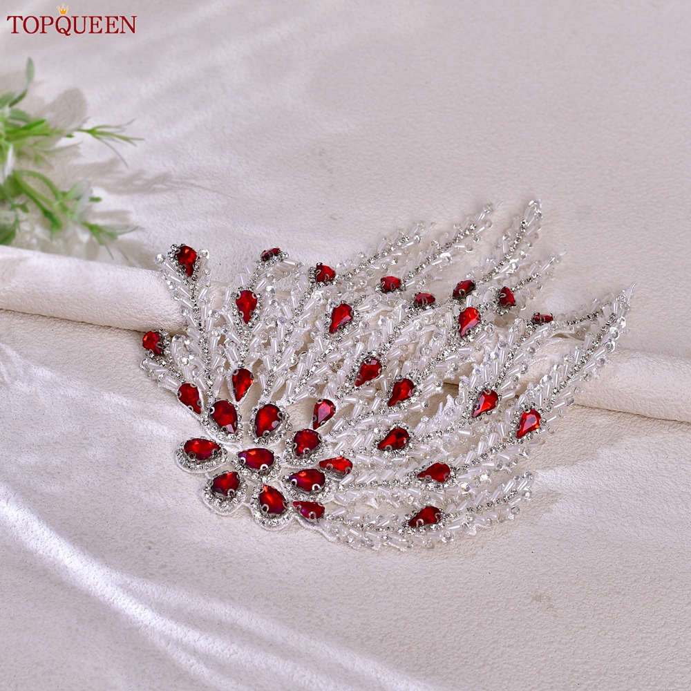 TOPQUEEN Hand-sewn Beaded Tass - مراجعة Sew On Rhinestone وسعره