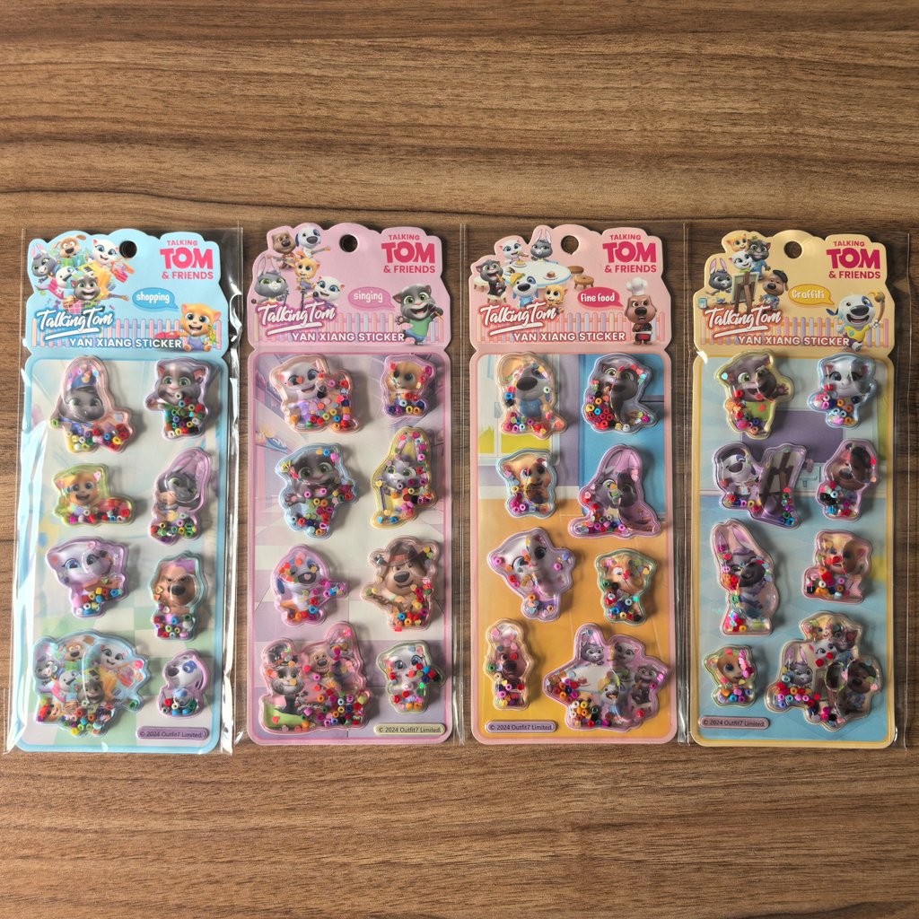 4Pack Fun Talking Tom Friends  - مراجعة Craft Embellishment World وسعره