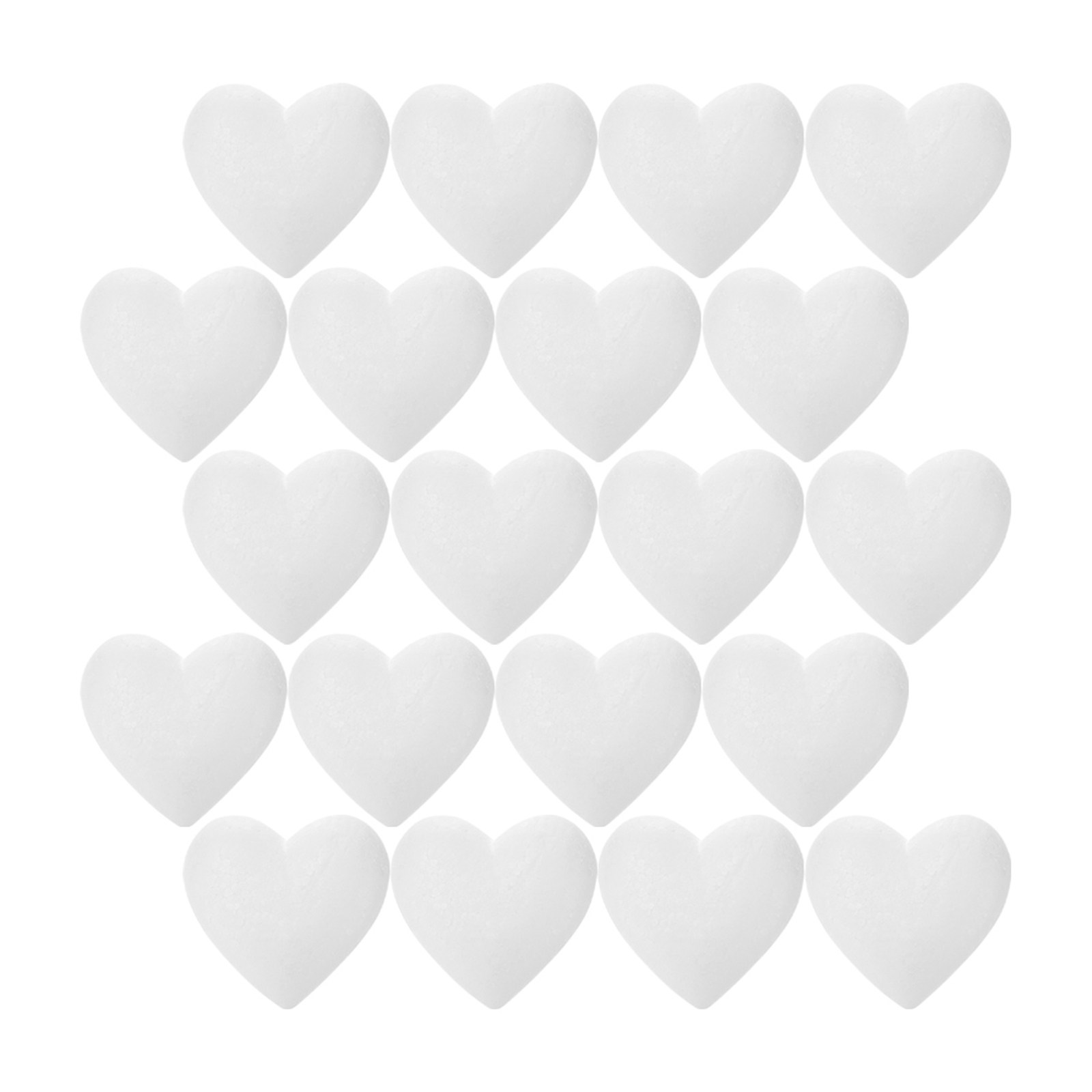 20Pcs Blank Heart Foam Balls L - مراجعة Craft Embellishment وسعره