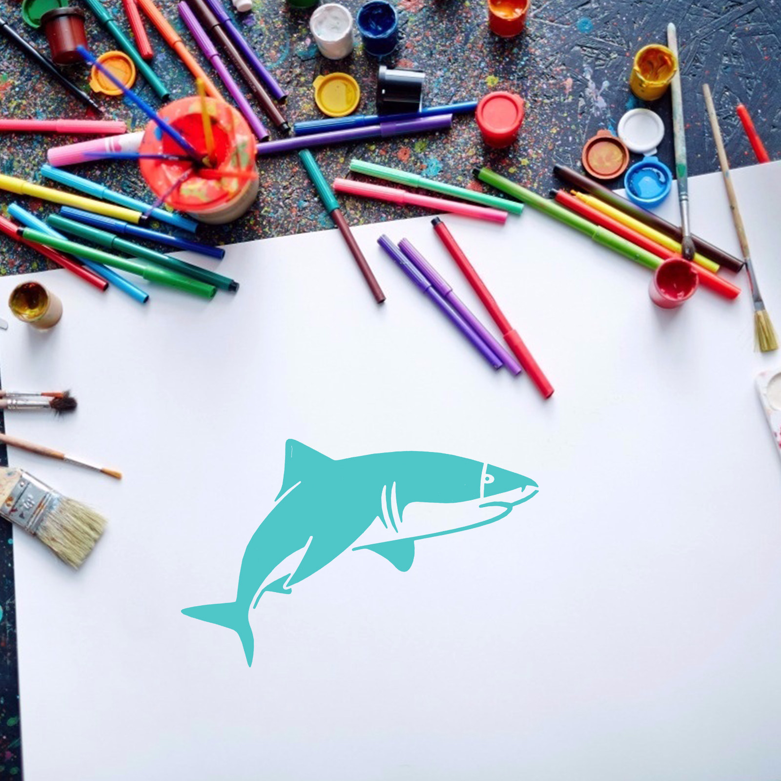 16pcs Ocean World Painting Ste - مراجعة Craft Embellishment World وسعره