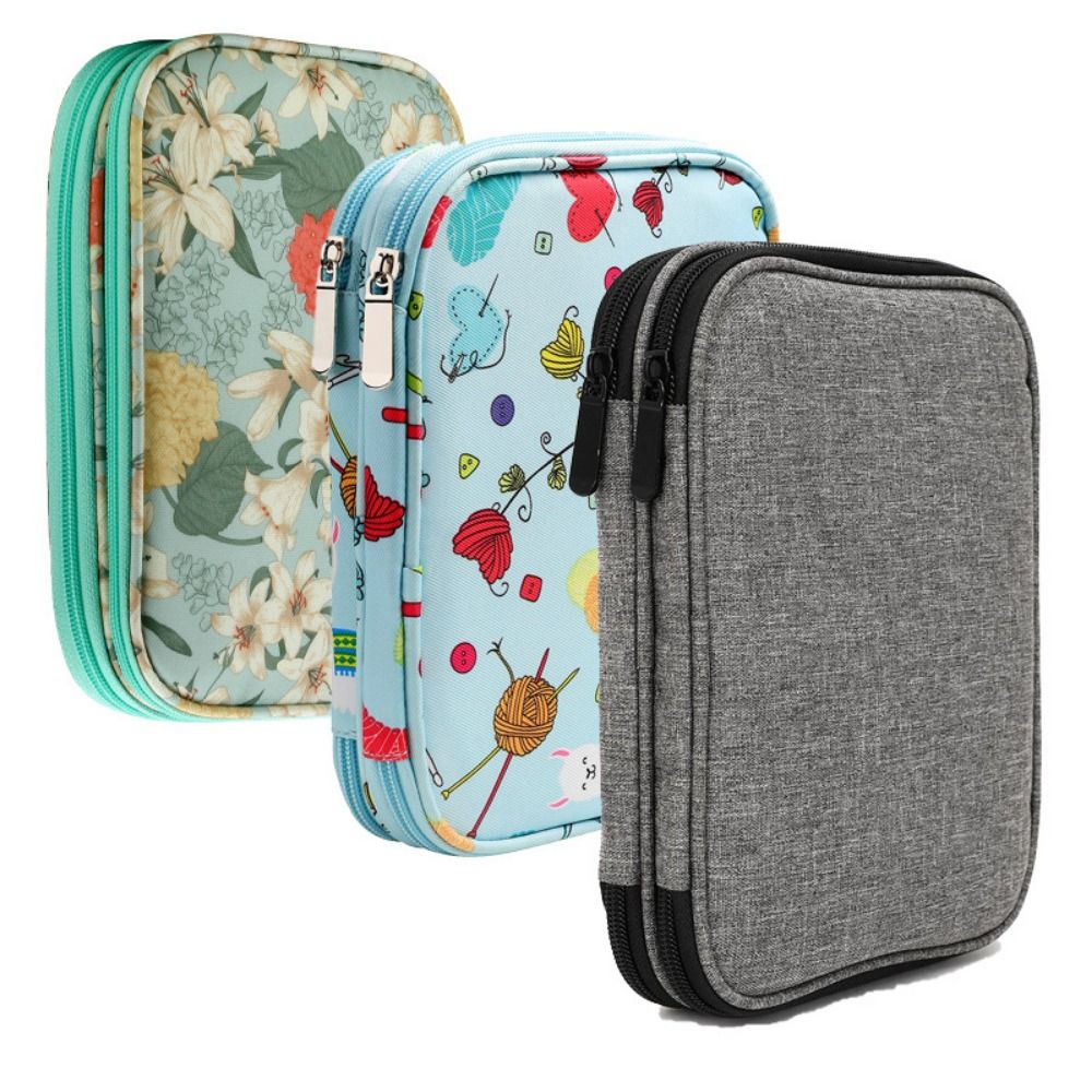 Knitting Needle Case, Portable - مراجعة Craft Embellishment Storage وسعره
