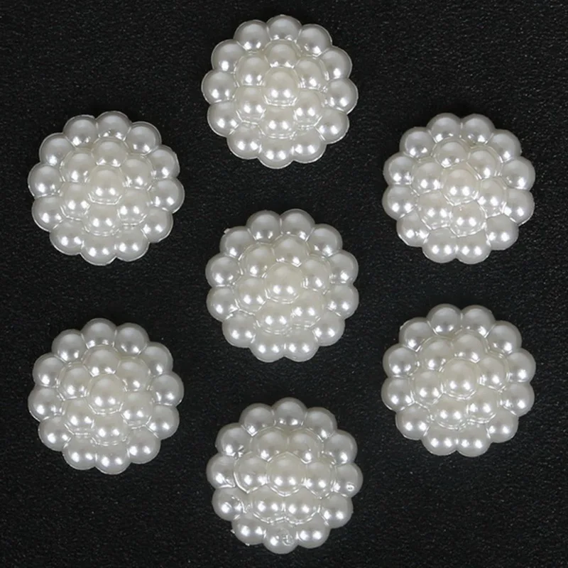 80pcs/lot  Flatback Pearl Chri - مراجعة Embellishment Glue Craft وسعره