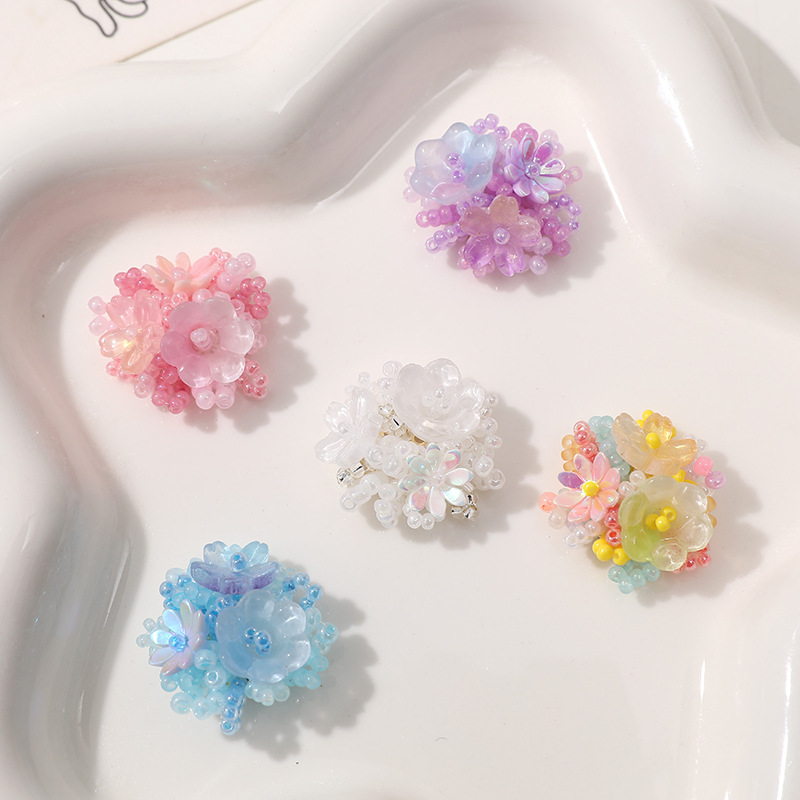 2pcs Crystal Flower Patches fo - مراجعة Applique Patch Flower وسعره