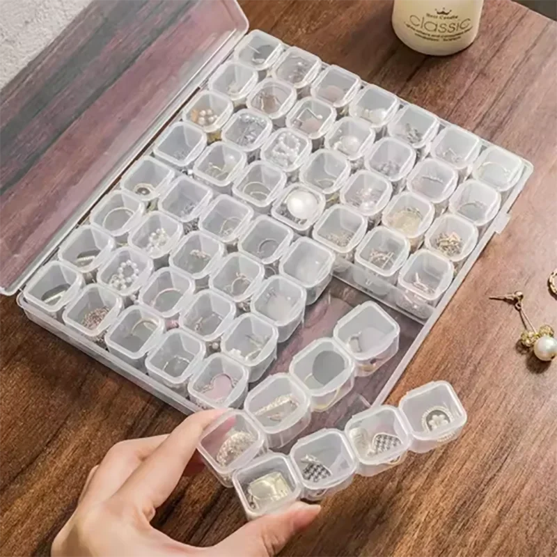 28 grid diamond painting tool  - مراجعة Craft Embellishment Storage وسعره