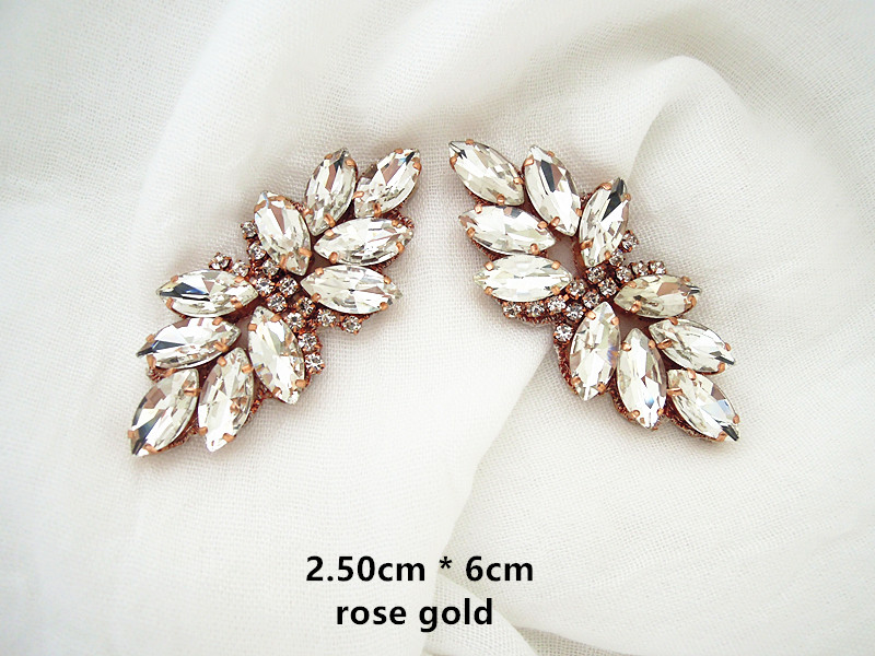 (1PC) Silver gold rhinestone b - مراجعة Sew On Rhinestone وسعره