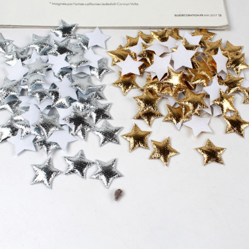 100Pcs Gold/Silver Stars For C - مراجعة Craft Embellishments وسعره